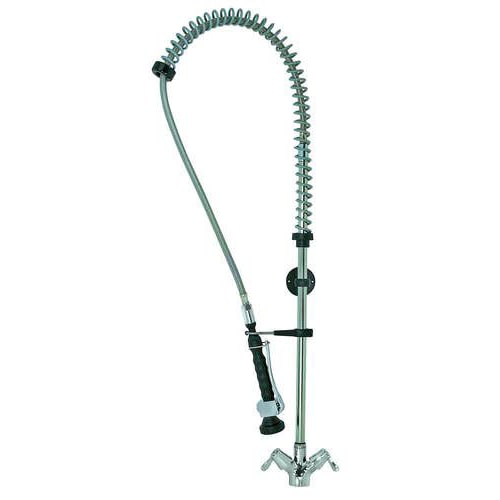 Klarco Douchette avec mélangeur monotrou flexible 120 cm, noir