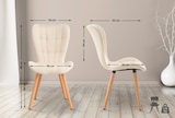 thumbnail of 2er Set Esszimmerstuhl Elda creme/Kunstleder