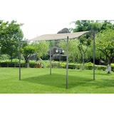 thumbnail of Pavillion Lagos beige 3x2.5 m Anbaupavillon Pergola Sonnenschutz