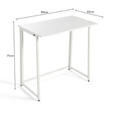 thumbnail of DUPI Escritorio Plegable UTILITY 80x50x72 cm – Mesa de Ordenador para Estudio/Oficina en Casa, Multifuncional con Estructura Metálica Moderna (Blanca)