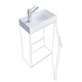 thumbnail of VCM Badmöbel Waschtisch Slito Honig-Eiche H. 60 x B. 41 x T. 22 cm