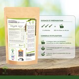 thumbnail of Protéine de Chanvre Bio - 50% de Protéines - BCAA Oméga 3 - Poudre de Graine de Chanvre Crue - Conditionné en France - Certifié par Ecocert - 500g