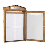 thumbnail of Securit® Présentoir porte-menu LED A4 "Rustic" - Acajou - 4 vues