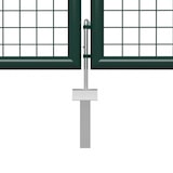 thumbnail of vidaXL Stalen tuinpoort : kleur - groen, afmeting - 500 x 150 cm