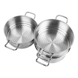 thumbnail of Abert cuscussiera ø cm 26, set 4 pezzi in acciaio 18/10 adatto ad induzione