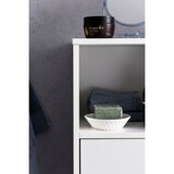 thumbnail of Badschrank 30 x 95,5 x 30 cm weiß Holz mit Tür und Ablagefach, Kleiner Bad-Schrank Beistellschrank stehend, Badregal schmal freistehend