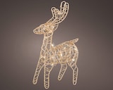 thumbnail of LED Rentier Dekofigur 12x21cm Metall mit Timer / Batteriebetrieb Deko Aufsteller Weihnachtsdeko Tischdeko Metallfigur Weihnachten Gold