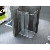 thumbnail of Box Doccia Cristallo 8mm Trasparente Doppio Scorrevole H195cm - Scorpius - 80x90