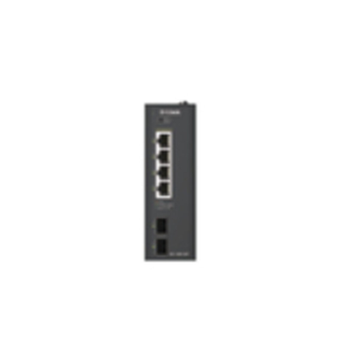 D-Link DIS 100G-06P - Switch - industriell - unmanaged - 4 x 10/100/1000 (PoE) + 2 x Gigabit SFP - an DIN-Schiene montierbar