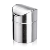 thumbnail of 10x Tischabfalleimer mit Schwingdeckel Edelstahl 16 cm