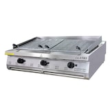 thumbnail of Premium chargrill - 3 zones - unité triple - profondeur 90 cm - gaz