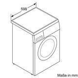 thumbnail of Siemens iQ500, Waschmaschine, unterbaufähig - Frontlader, 9 kg, 1400 U/min., Silber-inox WU14UTS8