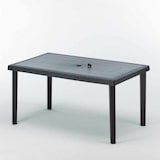 thumbnail of Tavolo Poly rattan rettangolare 150x90 Grand Soleil Boheme - Nero-S7050Y