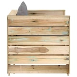 thumbnail of Helloshop26 - Tuinset buitenmeubilair 2-delig met kussens groen geïmpregneerd hout 02_0015888