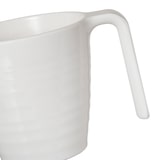 thumbnail of Melamin Geschirr Set 4 Personen Crema 16 Teilig + 4 Tiamo Weiß Weingläser Tafelgeschirr Picknick BBQ Kochgeschirr