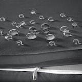 thumbnail of tectake Conjunto de descanso de ratán con estructura de aluminio, incluyendo fundas en 2 colores  Gris Claro