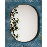 thumbnail of Espejo de Pared Ovalado Negro | Espejo Decorativo Oval | Espejo de Baño Ovalado | Reversible | 75 x 100cm - Negro