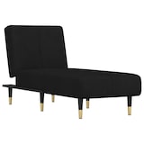 thumbnail of vidaXL Chaiselongue Schwarz Samt