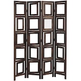 thumbnail of Paravent Fotogalerie II, Raumteiler Trennwand Sichtschutz Foto-Paravent, 160x125cm ~ braun