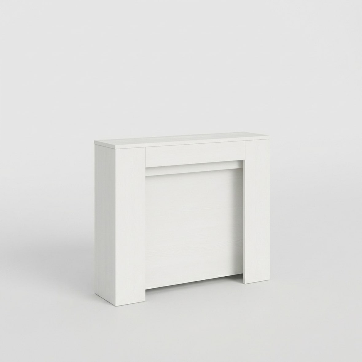 Ausziehbare Konsole 90x25/211 cm Kiba White Ash