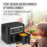 thumbnail of GOURMETmaxx Doppelkammer-Heißluftfritteuse 2 x 4 L - Touch, Timer, 10 Programme