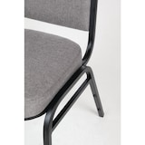 thumbnail of Bolero banketstoelen met vierkante rugleuning, grijs, 4 stuks