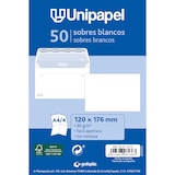 thumbnail of Pacote com 100 envelopes brancos 120x176 mm 90 gramas