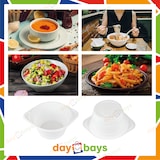 thumbnail of DayBays 100 Stk. Suppenterrine 750 cc. 150x200x65 mm PP Weiß rund mit Ohren