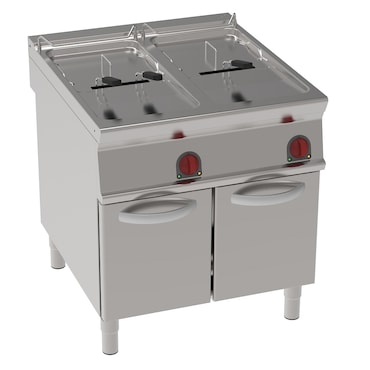 EURAST - Freidora electrica 25+25 litros sobre soporte - 800x900x900 mm - 40000 W 400/3V - 39780613