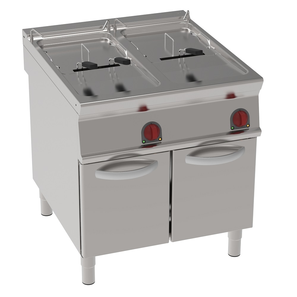 EURAST - Freidora electrica 25+25 litros sobre soporte - 800x900x900 mm - 40000 W 400/3V - 39780613
