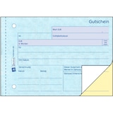 thumbnail of Formularbuch Gutschein A6 quer fälschungssicher 2x50 Blatt mit Ausfüllhilfe