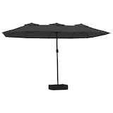 thumbnail of vidaXL Parasol dubbel 449x245 cm antracietkleurig