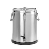 thumbnail of HENDI Isolierter tragbarer Behälter - mit Ablasshahn, Profi Line, 20L, Silber, ⌀330x(H)360mm