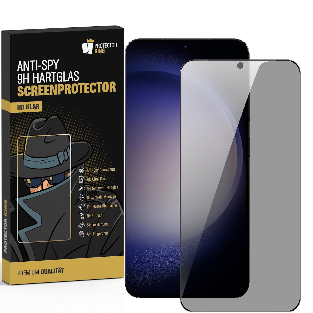 5x Blickschutz 9H Panzerglas für Samsung Galaxy A37 5G Anti-Spy Sichtschutz Privacy Displayschutz Schutzglas Tempered Screen Protector
