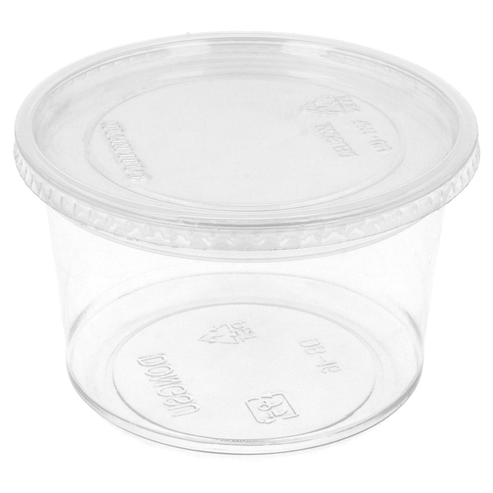 Tarrinas + Tapas 375 Ml Ø11,7X6,1 Cm Transparente Pet (250 unidades)