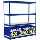 thumbnail of Scaffale Zincato Professionale 160x60x180 blu