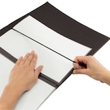 thumbnail of Securit® Capa de Menu A4 "Classic" - Bordeaux - Pele sintética - 4 vistas