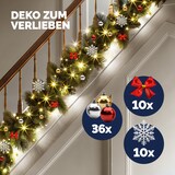thumbnail of Casaria Weihnachtsgirlande 5m 80 LED inkl. Deko Outdoor Girlande Weihnachten Tannengirlande Außen Weihnachtsdeko