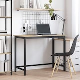 thumbnail of table Chêne Sonoma 80 x 50 x 76,5 cm Bois d'ingénierie et acier Modèle Ventura Plus