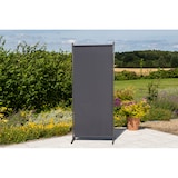 thumbnail of Merxx Sichtschutz Textil82 x 190 cm. 1 SegmentgrauStahlgestell mit Textilbespannung