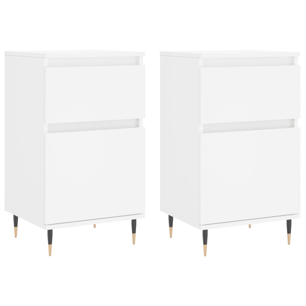 Helloshop26 - Buffet Sideboard Kommode Kleiderschrank Aufbewahrungsmöbel Organizer für Küche Wohnzimmer Lounge 2er-Set 40 x 35 x 70 02_0036662