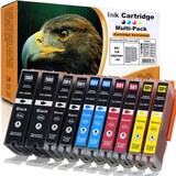 thumbnail of 10er Set D&C Tinte für Canon Pixma TS8351 Druckerpatronen kompatibel Canon Pixma TS 8351 Drucker