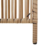 thumbnail of Décoshop26 - Paravent séparateur de pièce cloison 4 panneaux en résine tressée beige et acier DEC030830