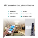 thumbnail of Interrupteur Connecté Alexa Google Home Tactile Verre Trempé Support Android iOs YONIS