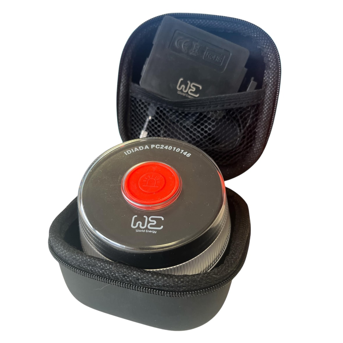 WE - Baliza de emergencia V16 con Kit de seguridad y Cable de Alimentación