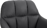 thumbnail of Barhocker Natoma Kunstleder schwarz/Metall matt weiss