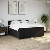 thumbnail of vidaXL Boxspringbett mit Matratze Schwarz 200x200 cm Stoff