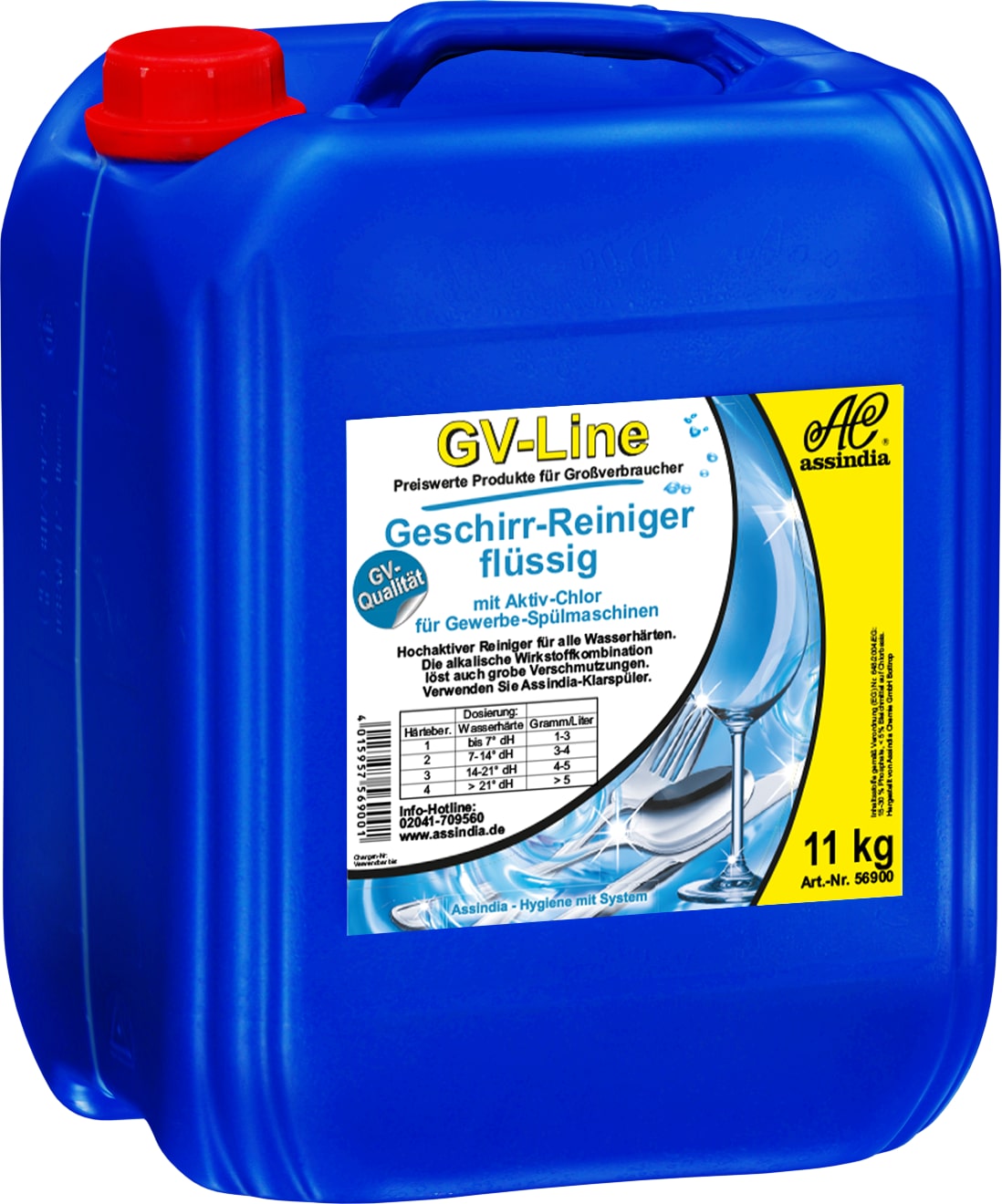 Assindia Geschirr-Reiniger flüssig GV-Line 11kg
