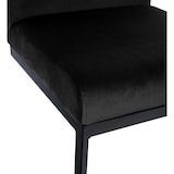 thumbnail of Tabouret de bar Hopewell velours Noir