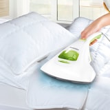 thumbnail of CLEANmaxx Milben-Handstaubsauger mit UV-C-Licht 300W - Weiß/Limegreen